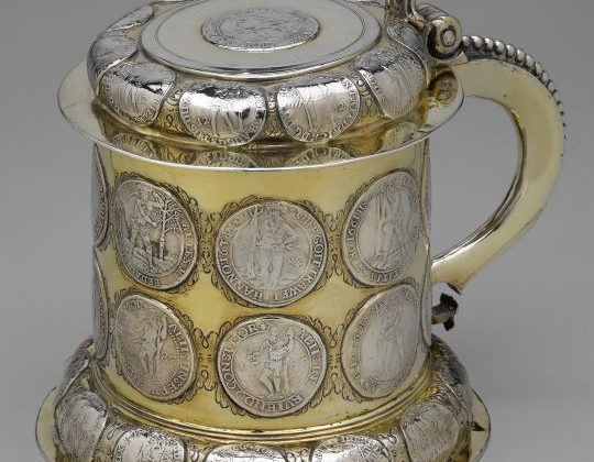 Humpen Silber vergoldet, Glogau 17. Jahrhundert
