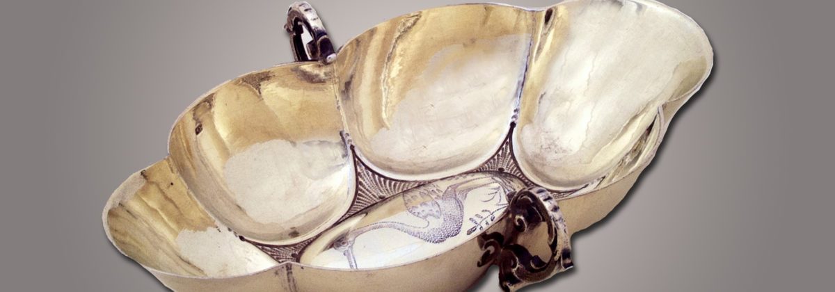 silver-gilt drinking bowl, German 17th c.