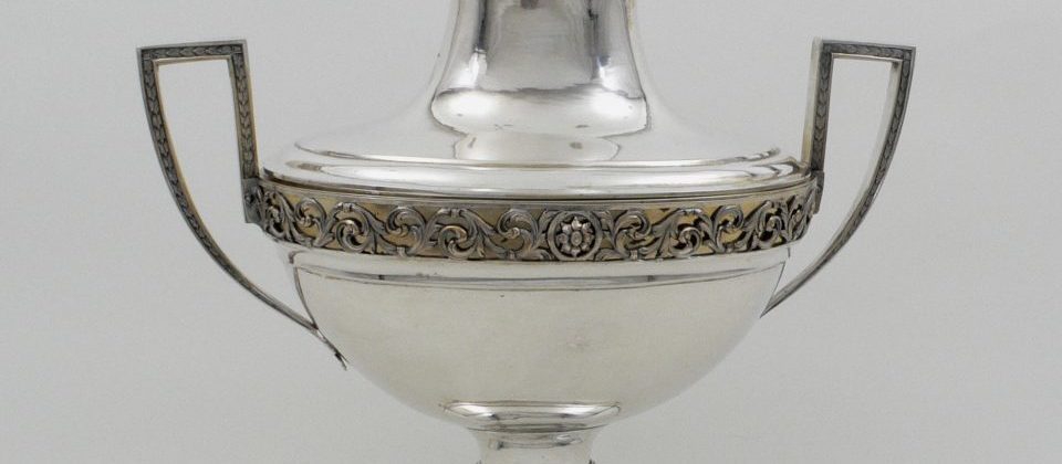 silver soup tureen, neoclassical