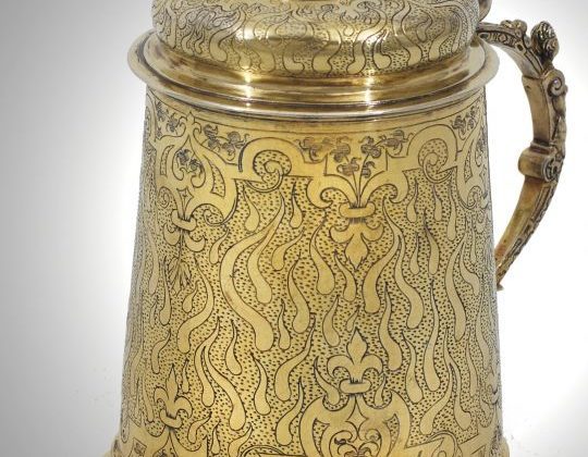 Silver Gilt Tankard German, 16th century