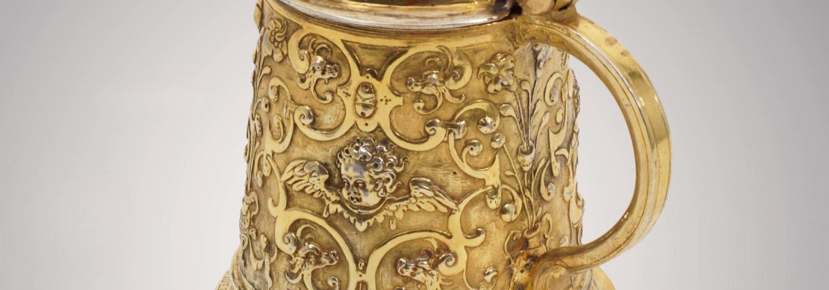 schlesischer Renaissancehumpen Silber vergoldet