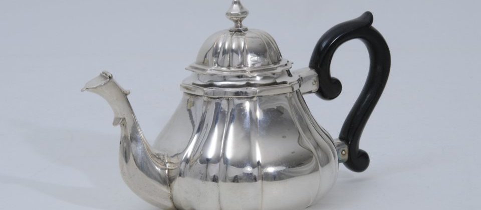 silver teapot egoist, German 18th c.