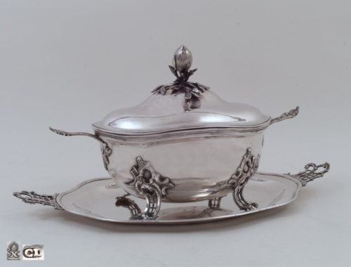 rococo silver tureen, German 18th c.