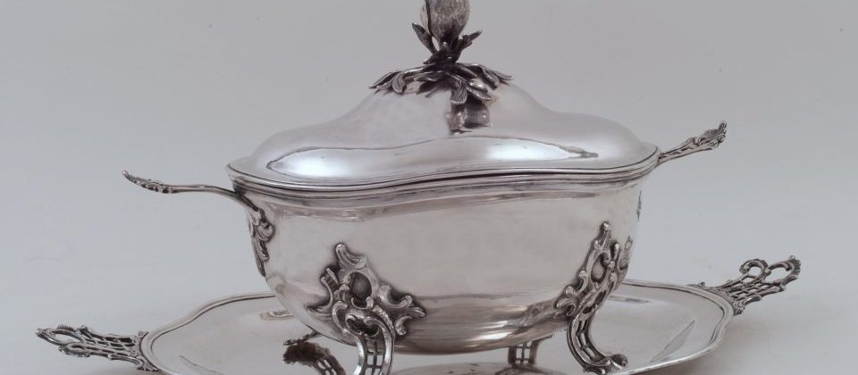 rococo silver tureen, German 18th c.